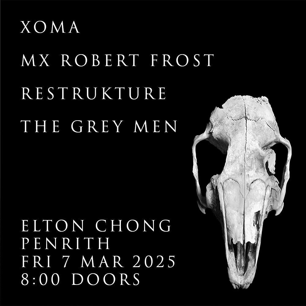 Live show poster for 2025-03-07 - Elton Chong, Sydney