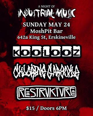 Live show poster for 2026-05-24 - Moshpit Bar, Sydney
